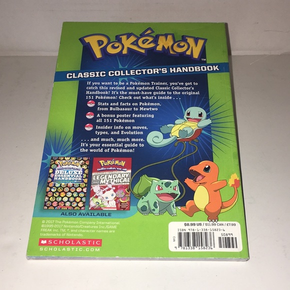 POKEMON CLASSIC COLECTORS HANDBOOK OFFICIAL GUIDE TO FIRST 151 POKEMON NWT - Picture 2 of 4